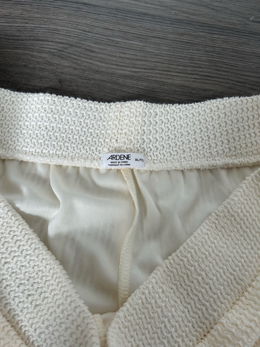 Ardene Cream Knit Crochet Shorts Cover Up Shorts with Lining - Picture 2 of 4